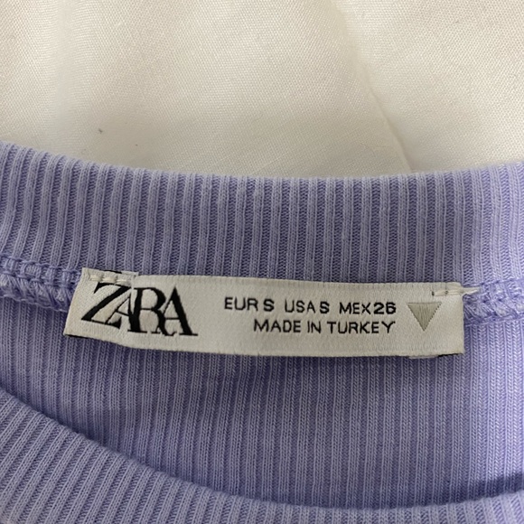 Zara blue rubbed bodysuit. - Picture 4 of 4